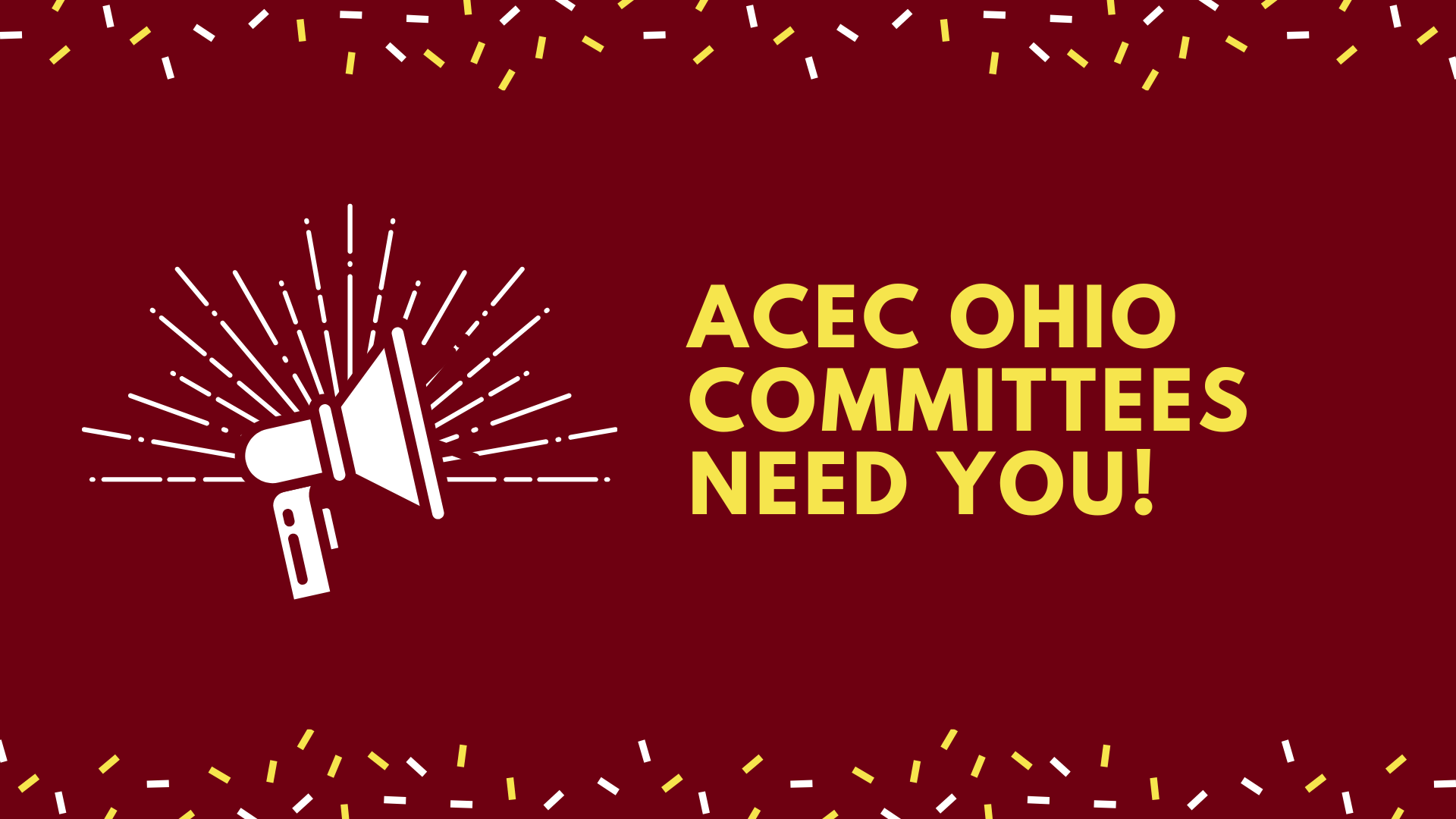 Now is the Time to Join an ACEC Ohio Committee