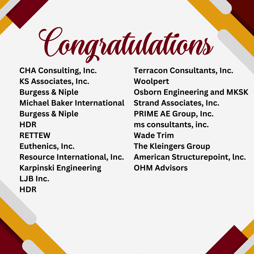 Congratulations to the 24 Engineering Excellence Award Entries!