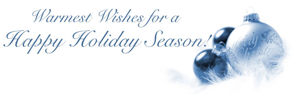 Warmest Wishes for a Happy Holiday Season!